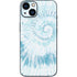 Blue and White Tie Dye iPhone 14 Plus Skin